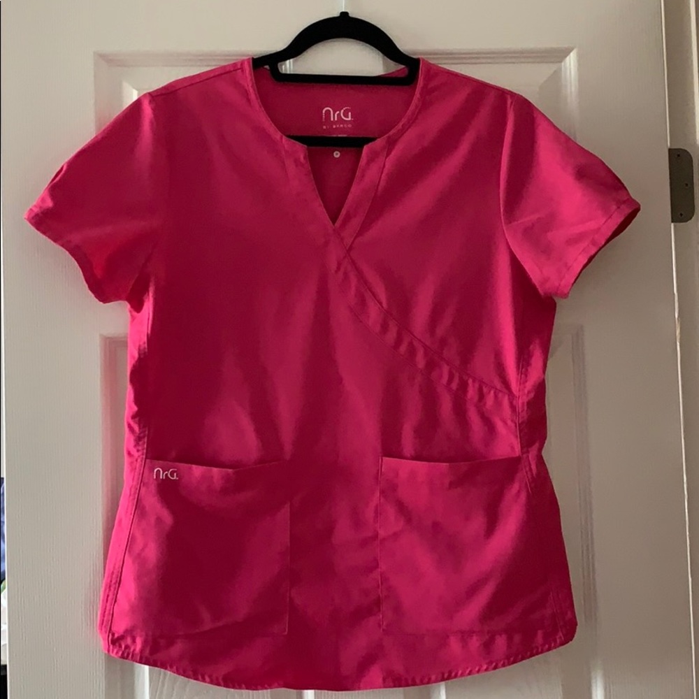 NRG by barco uniforms pink
